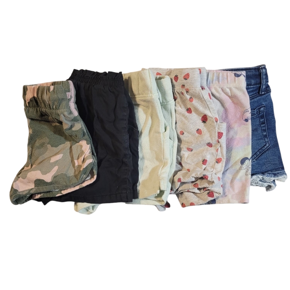 Bundle of 6 girls shorts - 5t